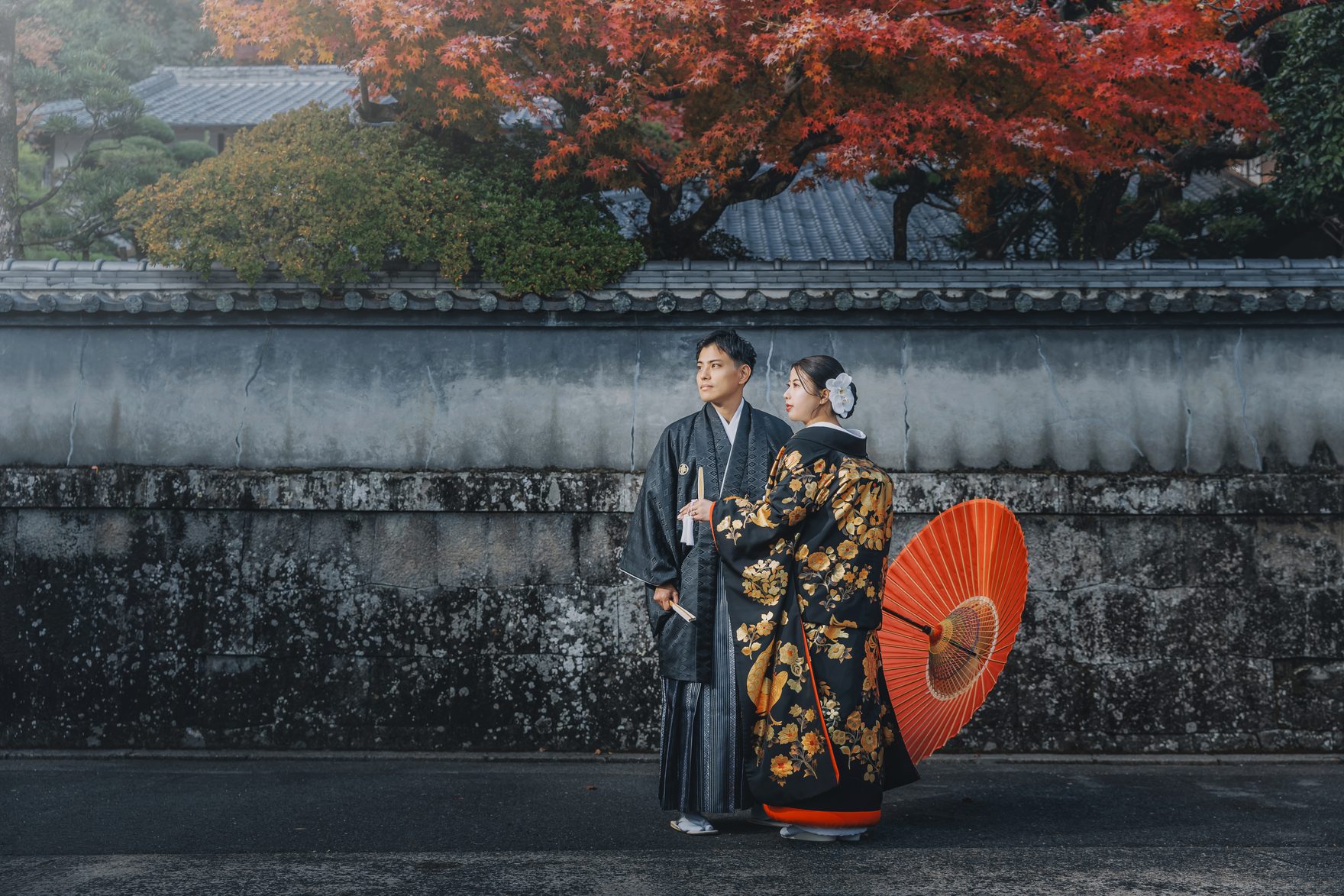 和装での前撮り・フォトウエディング